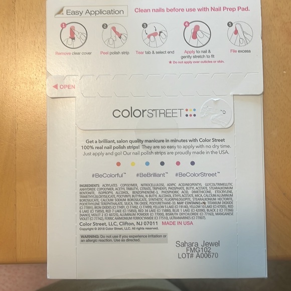 Retired color street Sahara Jewel - Picture 4 of 4